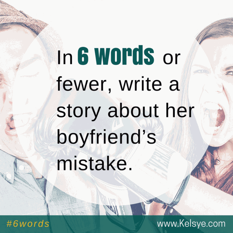 6words boyfriend’s mistake